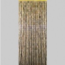 Bambusa aizkars durvīm -  naturālā krāsā