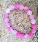 10 mm Камень натуральный  Розовый агат браслет обеспечивает защиту, долголетия