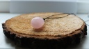 Кулон натуральный камень розовый кварц  На гармонию и здоровья 30 мм * 20 мм