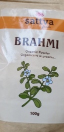 Organic Brahmi Powder  со свойствами улучшения памяти 100g