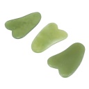 Пластина для массажа Гуа-ша из зеленого нефрита (скребок) 1gab
